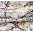 thumbnail image 3 of All American Collection New 3-Piece Printed Modern Floral Bedspread Coverlet (Oversized King/Cal King, Yellow), 3 of 4