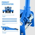thumbnail image 6 of DNA MOTORING TOOLS-00475 Low Profile Hydraulic Trolley Service/Floor Jack, 3 Ton (6000 lbs) Capacity, Lifting Range 3"-20", Blue, 6 of 7