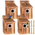 thumbnail image 1 of Juego de casitas para pájaros de exterior JZTKQTM con protectores metálicos y seguros, 1 of 7