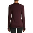 thumbnail image 3 of ClimateRight by Cuddl Duds Women's Plush Warmth Crew Neck Base Layer Top, Sizes XS to 4X, 3 of 6