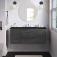 thumbnail image 3 of Render 48" Wall-Mount Bathroom Vanity-EEI-5801-CHA-BLK, 3 of 11
