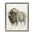 thumbnail image 5 of Stupell Industries Western American Buffalo Brown Country Animal Luster Gray Framed Floating Canvas Wall Art, 24x30, by Ethan Harper, 5 of 5