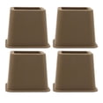 thumbnail image 3 of Elevadores de cama Gloria Elevadores ajustables de plástico 3 pulgadas 4 piezas, 3 of 9