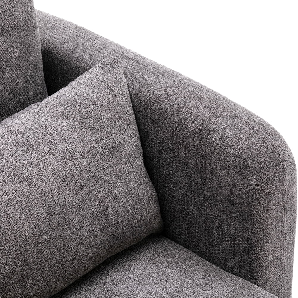 Lowestbest Modern Living Room Side Chair Upholstered Seat, Solid Wood Lounge Chair, Gray Lowestbest Modern Living Room Side Chair Upholstered Seat, Solid Wood Lounge Chair, Gray