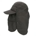 thumbnail image 2 of Chapeau de Soleil, Pêche, Sangles Réglables UV Protection, UV Résistant pour la Protection Solaire Chapeau de Pêche Militaire Vert Taille Libre, 2 of 8