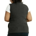 thumbnail image 6 of Women’s Polar Fleece Vest with Pockets Full Zip Up S-3XL Regular & Plus Sleeveless Lightweight Warm Outerwear Spring Fall Winter Womenswear Outdoor, 6 of 6