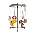 thumbnail image 2 of 360 Degree Rotating Jewelry Stand 1Set With 23 Hooks For Bracelet And Necklace Organization And Display Coffee Color Design, 2 of 4