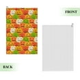 thumbnail image 2 of Lsque Cartoon Pumpkins Premium Golf Towel - Ultra Absorbent and Quick Drying Microfiber Towel with Carabiner - Gift for Men -24" X 16", 2 of 8