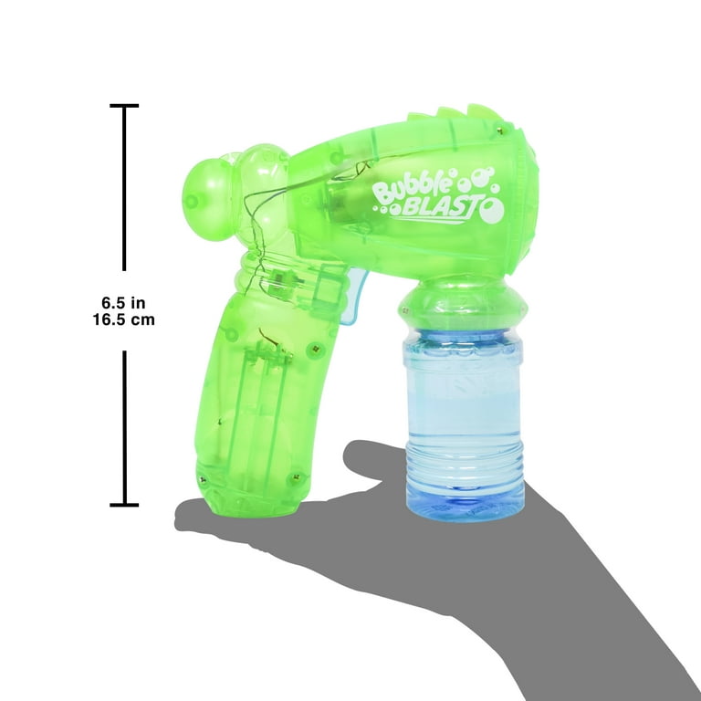 Play Day Light Up Bubble Blaster, Includes Bubble Solution, Children Ages  3+ 