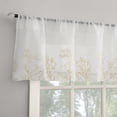 thumbnail image 2 of No. 918 Madeira Embroidered Floral Sheer Rod Pocket Kitchen Curtains, 52"W x 14"L, 2 of 5