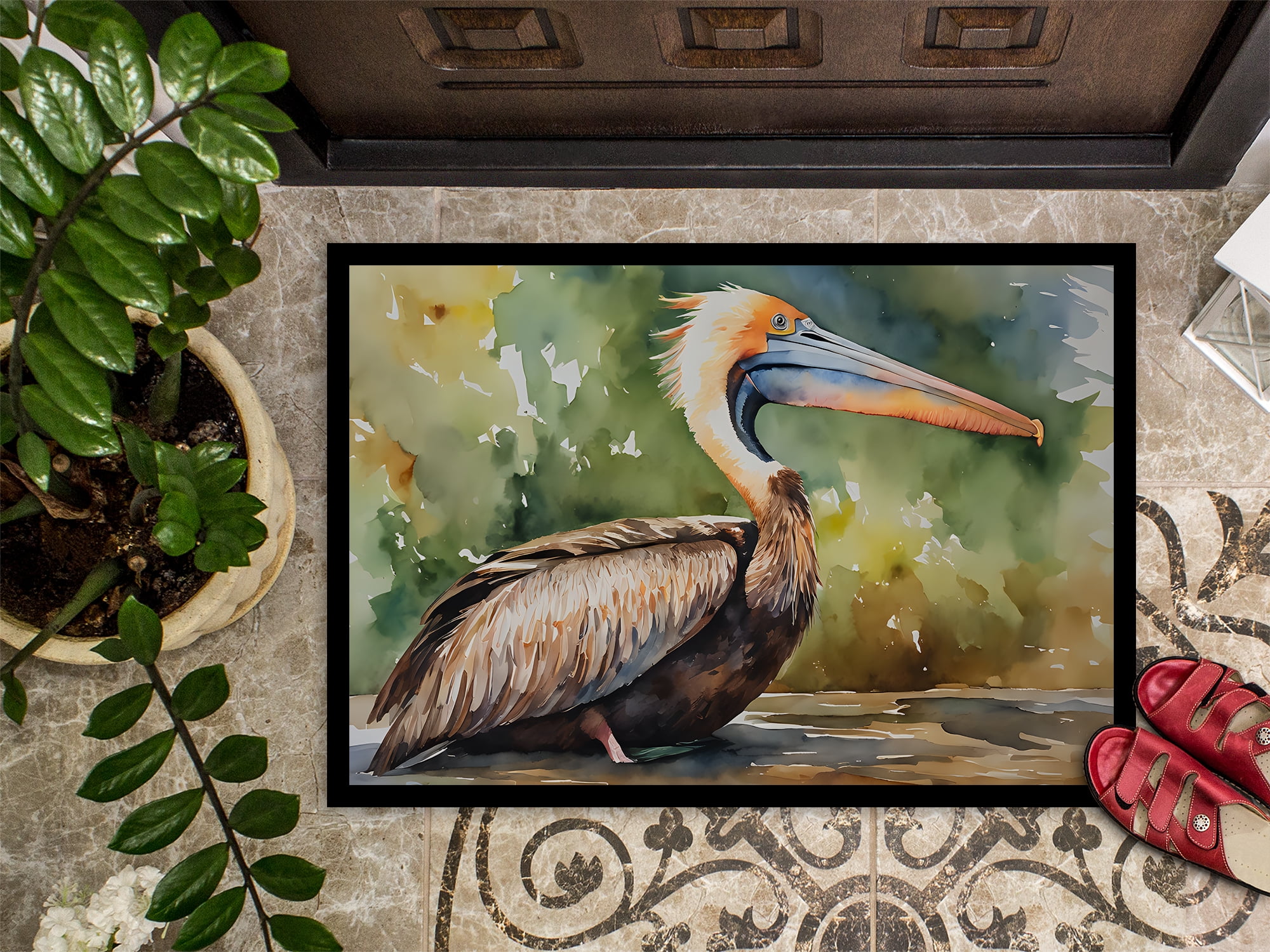 Pelican Doormat 27 in x 18 in