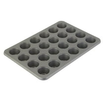 XKHBDL 24 Cup Non-Stick Steel Mini Muffin Pan – Heavy Duty Small Muffin Pan, Bakeware Cupcake Pan, Delicious Baked Goods Muffin Tin Tray, Dishwasher Safe