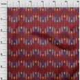 thumbnail image 2 of oneOone Coton Soie Tissu Rayé Ikat Tissu Imprimé 1 Yard 42 Inch Wide, 2 of 4