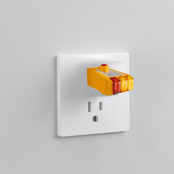 6X Outlet Tester for Grounding Products, Outlet Tester with GFCI, Electrical Receptacle Tester, Plug Tester,USplug