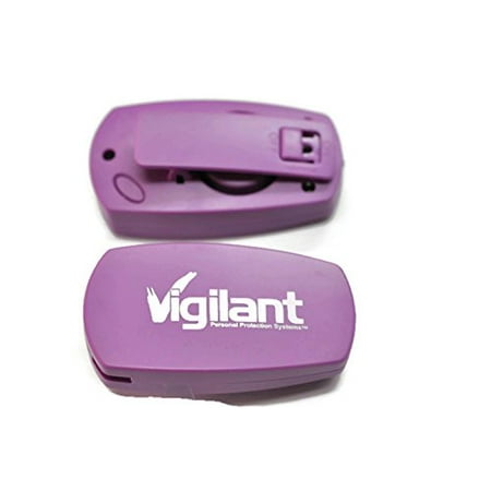 Vigilant Wearable 130dB Personal Protection Alarm with Emergency Activation Belt Clip Trigger (PPS-30) with Patent Pending Activation Technology for Jogger, Runner, Walker, Sports