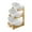 white, variant on Lipstore 3 Tier Serving Tray Set Dinner Platters Fruit Tray for Fruit Snack Appetizer green