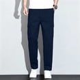 thumbnail image 7 of PNTUTB Chino Pants for Mens Straight Leg Trousers Basic Classic Office Workwear Daily Casual Loose Comfort Pants with Multiple Pockets, 7 of 7