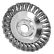 thumbnail image 1 of Cepillo de alambre para malas hierbas, cepillo de alambre para malas hierbas de 6 pulgadas, cepillo de copa con rueda de alambre, cepillo de rueda de alambre trenzado, artesanía excepcional, 1 of 14