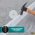 thumbnail image 4 of M-D Building Products 66084 2 in. x 36 in. Polished Aluminum Carpet Trim w/ Screw Nails, 4 of 8
