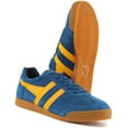 thumbnail image 5 of Gola Classics Harrier Men's Suede Leather Lace Up Retro Trainers In Marine Blue Size 11, 5 of 6