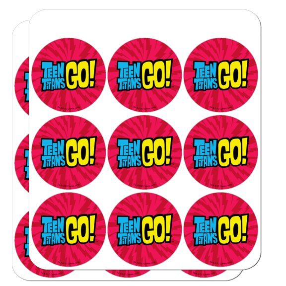 Teen Titans Go! Logo Planner Calendar Scrapbooking Crafting Stickers