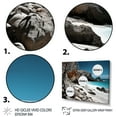 thumbnail image 3 of Designart "Contrasting Black Beach III" Nautical & Beach Wall Decor, 3 of 5