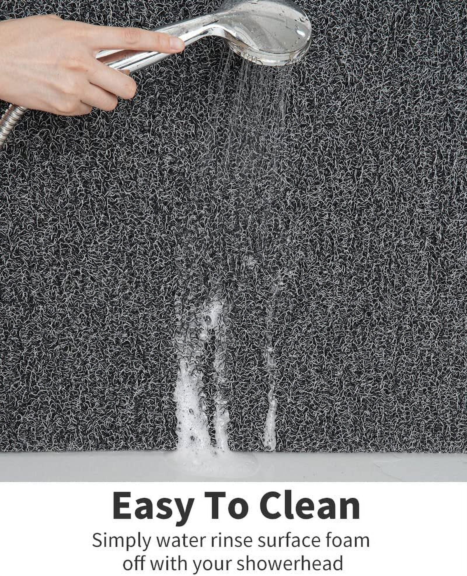 2in1 Set Shower/Kitchen/Bedroom Floor Mat Waterproof Quick Drying Non-slip  40x60cm Pvc