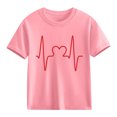 thumbnail image 2 of hengsof Children's Short Sleeve Printed T-shirt Tops, 2 of 9