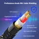 thumbnail image 2 of Cables XLR BGBGKK de Nylon 1.8m Paquete de 2 Macho a Hembra, 2 of 7