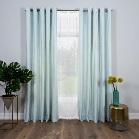 Spin Weave Extra Wide Cloyd Blue And Grey Geometric Curtain Panels 64 W X 84 L Set Of 2 Canada Grey Geometric Curtain Panels 64, Curtains 64 Inches Long