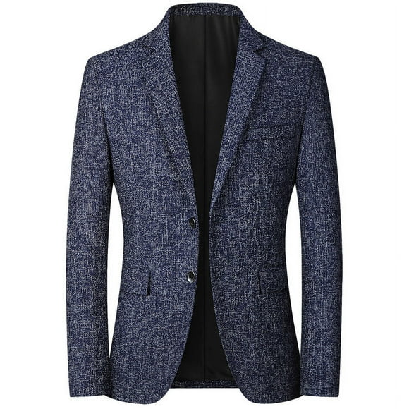 Chaqueta de traje para hombre Chaqueta de traje casual para hombre Primavera fina Mediana edad Top occidental Conveniencia Traje de papá