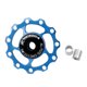 thumbnail image 2 of Ciclismo Desviador trasero de bicicleta 11T guía de velocidad de bicicleta de carretera pieza de rueda de polea (azul) Likrtyny Para estrenar, 2 of 5