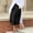 Black women's elastic waist pants a1, variant on Women's Elastic Waist Harem Pants Casual Flowy Wide Leg Palazzo Trousers Loose Summer Beach Party Lounge Wear Yoga Sweatpants, Gray S