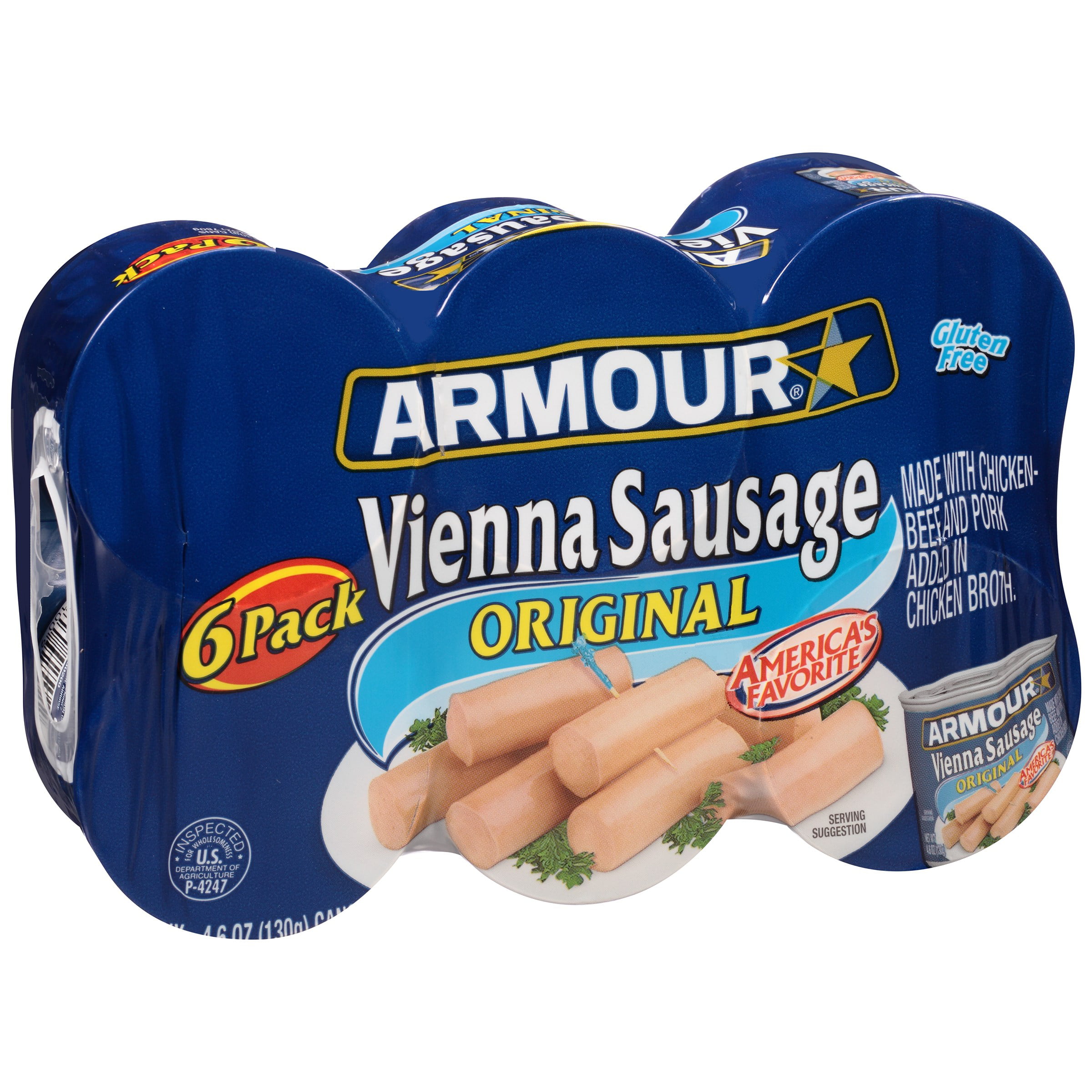 (12 Cans) Armour® Original Vienna Sausage, 4.6 oz, Wal-mart, Walmart.com.