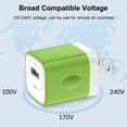 thumbnail image 5 of Charger Block Fast Charging,HopePow 4Pack USB Wall Charger Adapter Plug 5V/1A Wall Charger Block Fast Charging Block Brick Base Cube Cell Phone Charger Block Usb/Type C for android Charger, 5 of 6