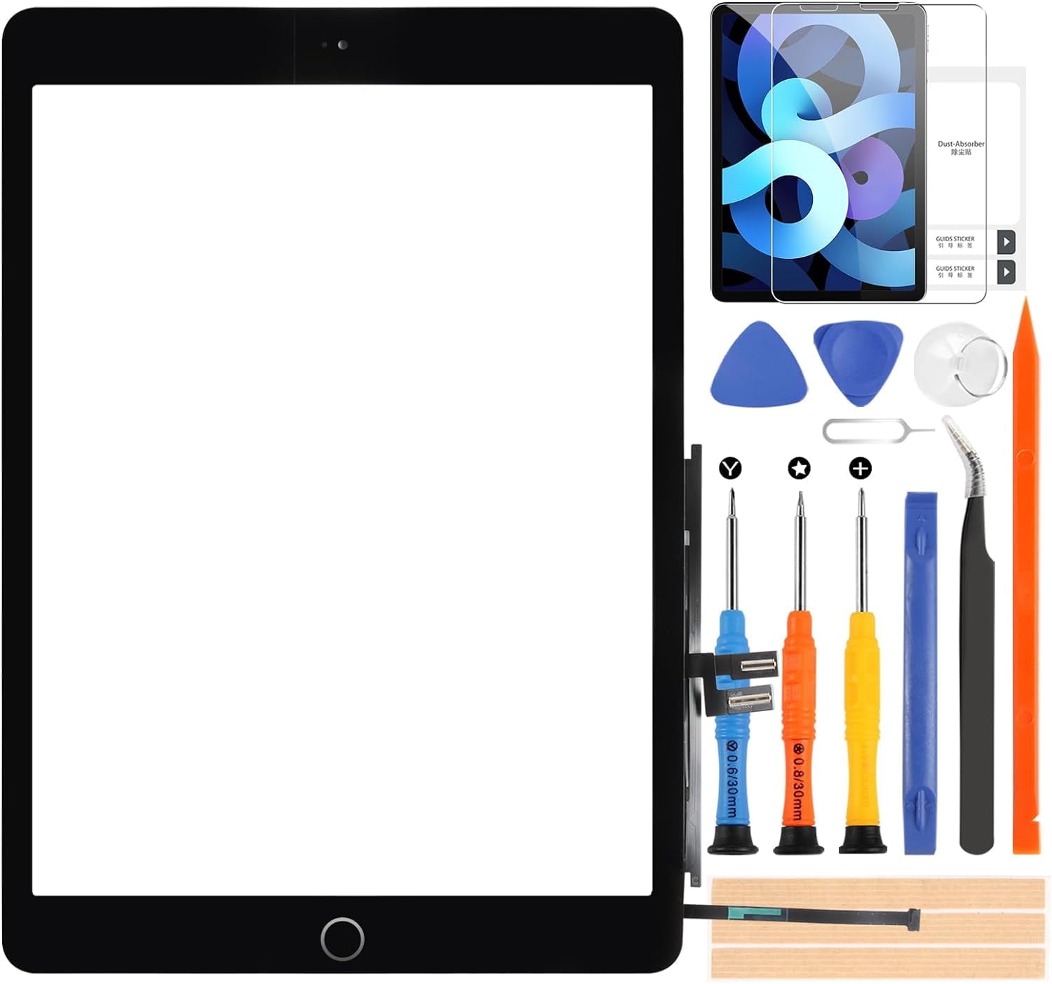 Écran Tactile LCD De Remplacement Pour IPad 5 Génération, Panneau Avant En Verre Avec Outils Pour IPad Air 1 Tablette, A1822 A1823