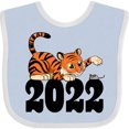 thumbnail image 3 of Inktastic 2022 Year of the Tiger Boys or Girls Baby Bib, 3 of 4