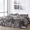 thumbnail image 3 of Byourbed Are You Kidding Coma Inducer Grey Tie-dye Oversized Comforter Set Twin XL Adult, Teen & Dorm 2 Piece, 3 of 3