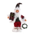 thumbnail image 2 of Figura de Papá Noel Muñeco de Papá Noel Adorno tradicional Muñeca navideña coleccionable 30 centímetros, 2 of 9