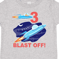thumbnail image 4 of Inktastic Outer Space 3rd Birthday Boys or Girls Toddler T-Shirt, 4 of 5