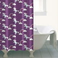 thumbnail image 4 of Purple Cartoon Unicorn Rainbow Shower Curtain 36"x72" ,Bathroom Decorative Shower Curtains Set with 12 Hooks,Modern Waterproof Washable Shower Curtain, 4 of 6