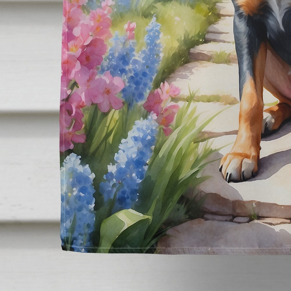 Australian Cattle Dog Spring Garden House Flag 28 in x 40 in
