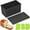 Black, variant on Bakeware Set,Loaf Pan With Lid Bread Pans For Baking Steel Loaf Pan Non Stick Sandwich Bread Loaf Pan For Oven 1lb Dough Capacity