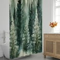 thumbnail image 3 of Christmas Tree Modern Pattern Shower Curtain for Bathroom Shower Curtain Set with 12 Hooks Waterproof Fabric Bath Curtain for Bathtub Restroom Decor, 72 X 72 in, 3 of 6