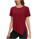 thumbnail image 1 of Camiseta de Manga Corta de las Mujeres, Camiseta de Cuello Redondo para Todas las Estaciones de Uso Diario, 1 of 7