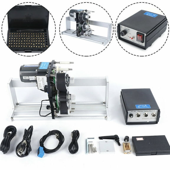 HP-241 Automatic Coding Machine Hot Code Printer for Ribbon Date Batch Number Food, Chemical, Daily Chemical, Catering, Tobacco and Alcohol