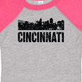 thumbnail image 4 of Inktastic Cincinnati Skyline Grunge Boys or Girls Baby Bodysuit, 4 of 5
