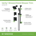 thumbnail image 4 of Symmons 499515Trm Verity Hydromersion Pressure Balanced Shower System - Nickel, 4 of 7