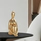thumbnail image 3 of Estatua de postura de yoga de meditación, figura de yoga, escultura de decoración del hogar, abstracta Estilo A, 3 of 8
