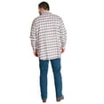 thumbnail image 3 of Wrangler Men's Big and Tall Plaid Flannel Shirt ,Big Size Up To 6XL And Tall Size Up To 4XT, 3 of 4